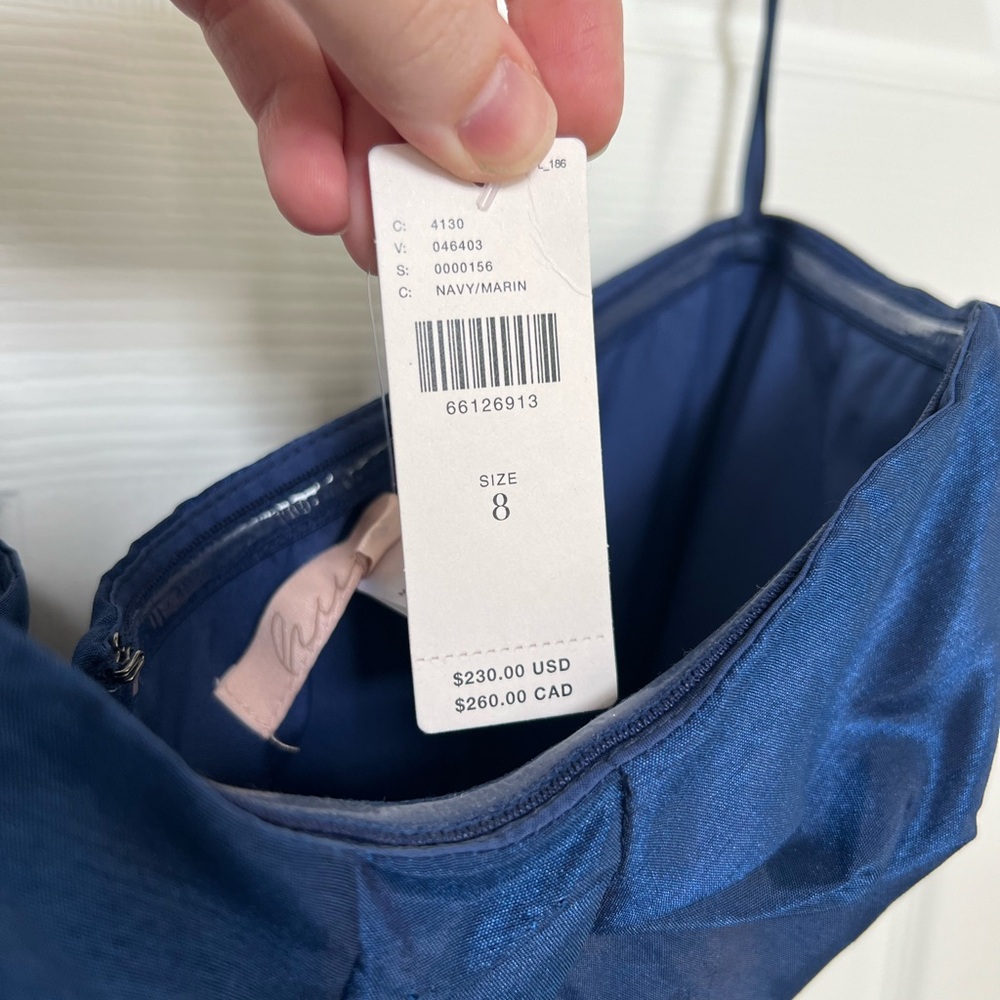 Midnight Blue Anthropologie Dress - Picture 6 of 8